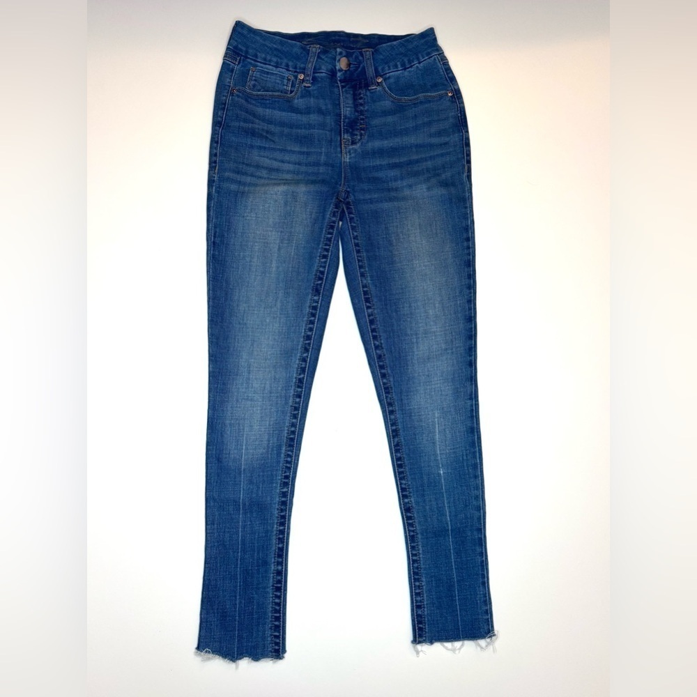 Seven7 Women’s Curvy Skinny Blue Jeans Size- 4